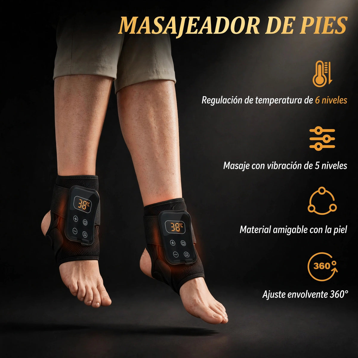 Masajeador Eléctrico Inteligente de Tobillo